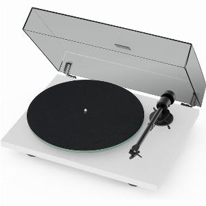 ProJect T1 EVO BT Bluetooth Belt Driven Turntable with BuiltIn Switchable Phono Preamp White