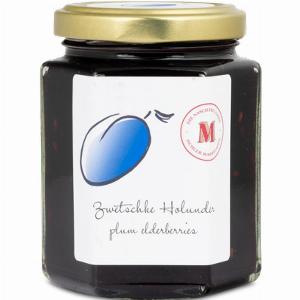 Fruchtaufstrich mit Zwetschke und Holunder