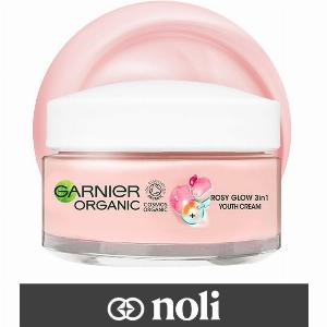 Garnier Organic Rosy Glow 3in1 Cream 50ml Dermatologist Tested Vegan Cruelty Free Rich in Propylene Glycol Vitamin E amp C