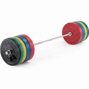 York Solid Rubber Bumper Olympic Coloured Weight Plates