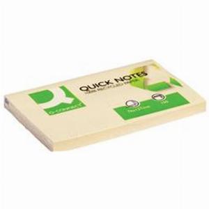 Get 92 Discount QConnect Recycled Yellow Quick Notes 12Pack KF05610
