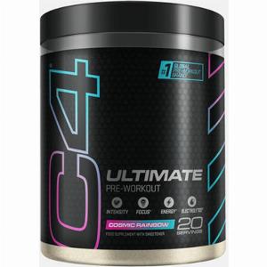 C4 Ultimate PreWorkout Cellucor Nouvelle formule Cosmic Rainbow 508 grammes 20 doses