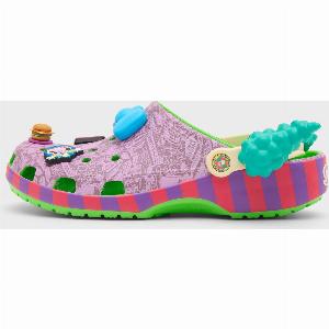 Crocs x Die Simpsons Krusty der Clown Classic Clogs lila jetzt für 45  36  Rabatt