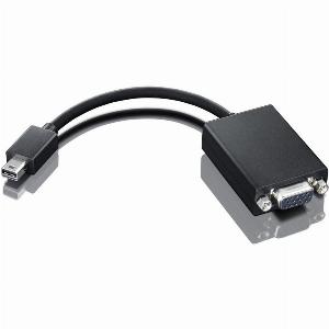 Lenovo 0A36536 Mini DisplayPort to VGA Adapter  Projector Monitor Compatible Up to 1920x1200