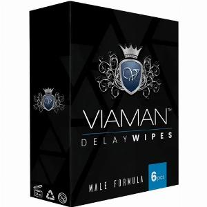 Viaman Delay Wipes  6 Pack for Premature Ejaculation Now 959