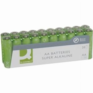 Ottieni il 34 di sconto su Batterie alcaline QConnect AA 20 pezzi