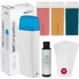 Kit Depilazione ANYSKIN Scaldacera Rullo 3 Ricariche e 100 Strisce a 1950