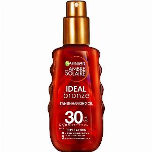 Garnier Ambre Solaire Ideal Bronze Protective Oil SPF30 Sun Cream Spray 150ml