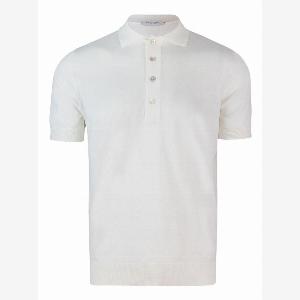 Polo in maglia ecru extrafine ora a 126 sconto del 40
