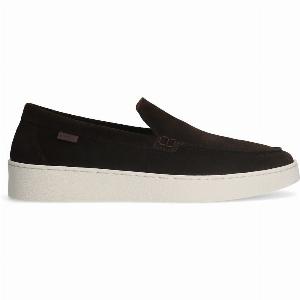 Braune VelourslederLoafer