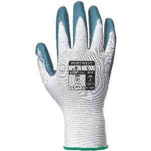25 Discount on Portwest Flexo Grip Nitrile Tradesman Gloves GreyWhite M