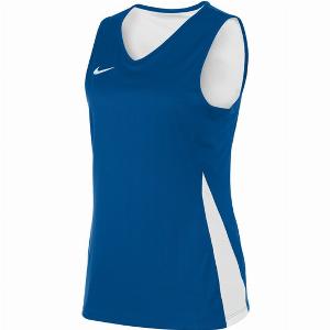 Maillot de basketball réversible Nike pour femmes bleu 2396  25