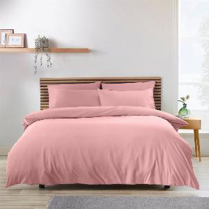 Enjoy 60 Discount on Catherine Lansfield So Soft NonIron Coral Duvet Set