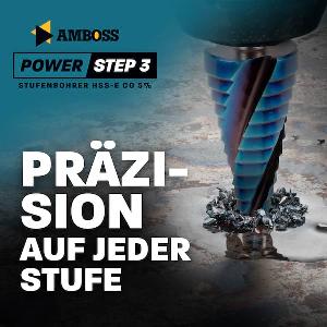 AMBOSS HSSE Stufenbohrer Co 5 Ø 412mm TiAlSiNBeschichtung 30 reduziert
