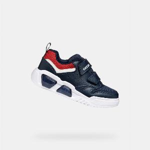 GEOX Scarpe Illuminus Junior Blu Navyrosso