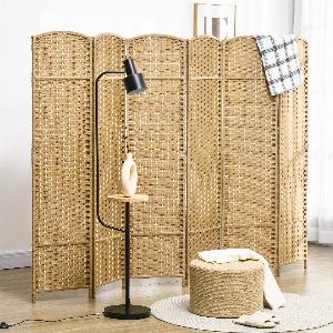 Paravent en bois 6 panneaux 240 x 170 cm pliable 18 à 7990