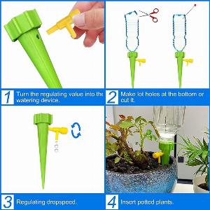 SelfWatering Kit Automatic Waterer Drip Irrigation Indoor Plant Auto Watering Device Home Flower Garden Tool 1pc blue