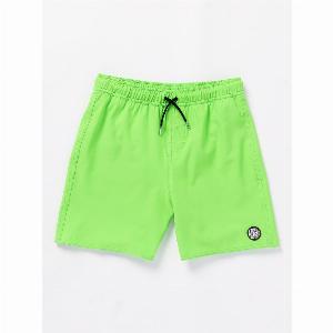 Volcom Boardshort Lido Solid Trunk  Electric Green  Enfant