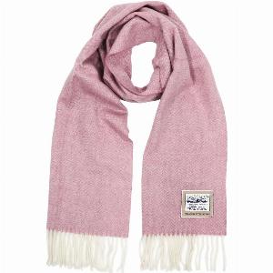 Enjoy a 23 Discount on the Heritage Rose Wool Herringbone Scarf