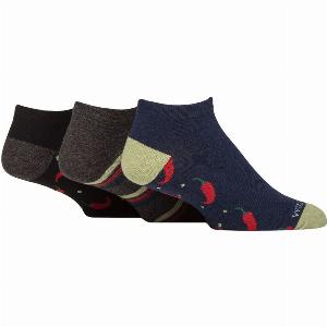 Enjoy 30 Discount on Mens Chillies 3 Pair Cotton Trainer Socks
