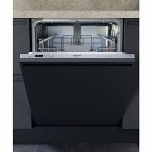 Lavastoviglie da incasso Hotpoint Ariston grande capacità di carico colore argento  HIC 3C34 869991616660