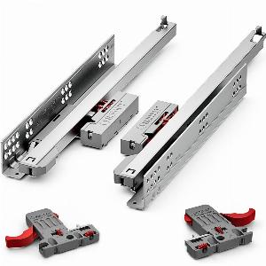 Push To Open Full Extension Undermount Drawer Runners