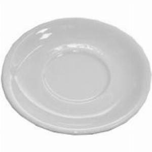 Piattino tazza Porcellana 14cm ROMA Bianco