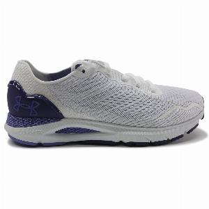 Under Armour HOVR Sonic 6 Textile Womens Low Top White Blue Sneakers