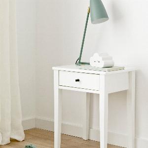 Table de chevet blanche enfant 1 tiroir Bonnet