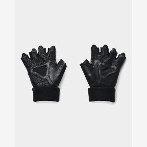 GUnder Armournti Under Armour Weightlifting da uomo Nero Nero Pitch Grigio M