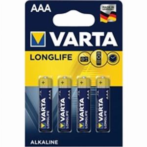 Varta Longlife AAA Battery 4 Pack 04103101414