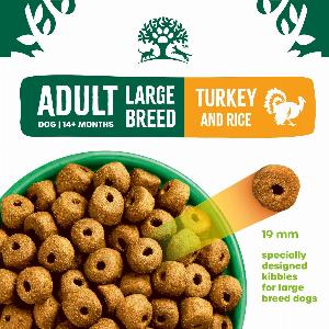 Adult Turkey  Rice Large Breed Dry Dog Food  10kg