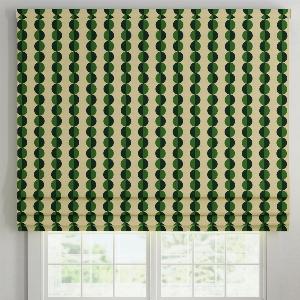 Enjoy 20 Discount on ANTE DECOR Valencia Printed Cotton Roman Blind in Emerald