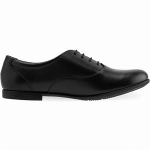Talent Black Leather LaceUp School Shoes for Girls Now 25 Was 52