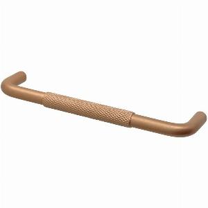 Insignia Knurled D Shaped Cabinet Drawer Handle Matt Bronze