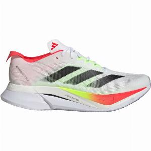Chaussures Adidas Adizero Boston 12 Blanc Rouge SS25 Taille UK 105