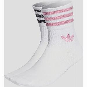 adidas Originals Glitter Crew Chaussettes blanc