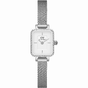 Montre Quadro Mini Lumière Argentée Daniel Wellington avant 169  à 10140