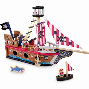 Early Learning Centre Wooden Pirate Ship Playset