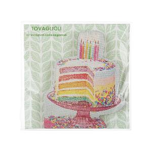 12 tovaglioli per torta compleanno in carta ora a 079 con sconto 60