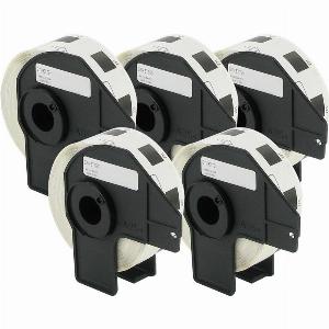 Bubprint 5x Etiketten kompatibel für Brother DK11221 1221 23mm x 23mm