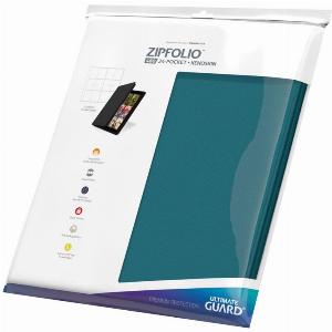 Zipfolio 480 24pocket xenoskin bleu petrole  ultimate guard