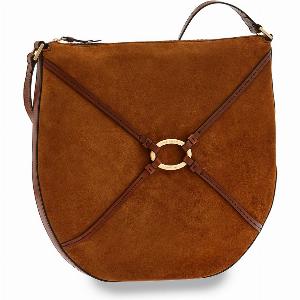 The Bridge Amelia Hobo Tasche Cognac Gold