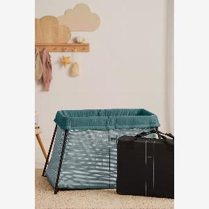 Lit parapluie léger  Vert foncé avec draphousse en maille