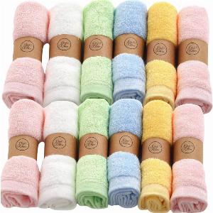 Set of 12 EcoFriendly Bamboo Face Cloths  Now 999 Was 1199