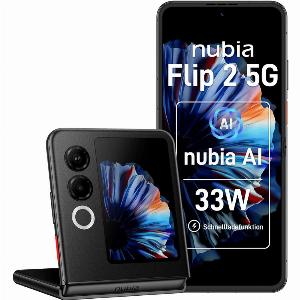 nubia Flip 2 5G 256 GB Night Black mit Allnet Flat 30 GB