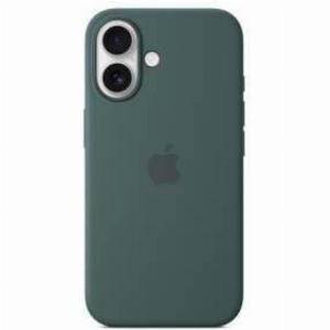 Apple iphone 16 silicone case magsafe lake green myy83zma