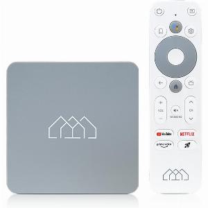 Homatics Box HD Android TV Mediaplayer Grau Full HD 5GHz WiFi Bluetooth Sprachfernbedienung