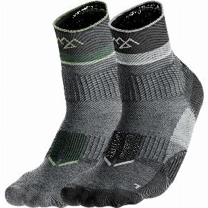 CRIVIT Lot de 2 paires de chaussettes grisvertgris clair 4142