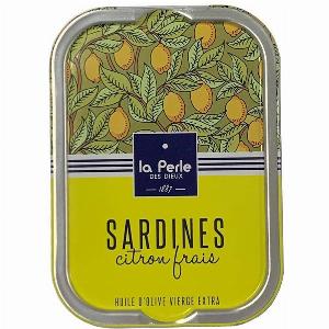 21 Rabatt auf La Perle des Dieux Sardinen in Olivenöl mit Zitrone 115 g